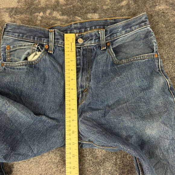 Levi's 517 Bootcut Blue Denim Jeans Men's 32X32 (32X31) Cowboy Western - Picture 7 of 12